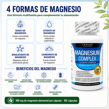 MAGNESIO COMPLEX 600MG
